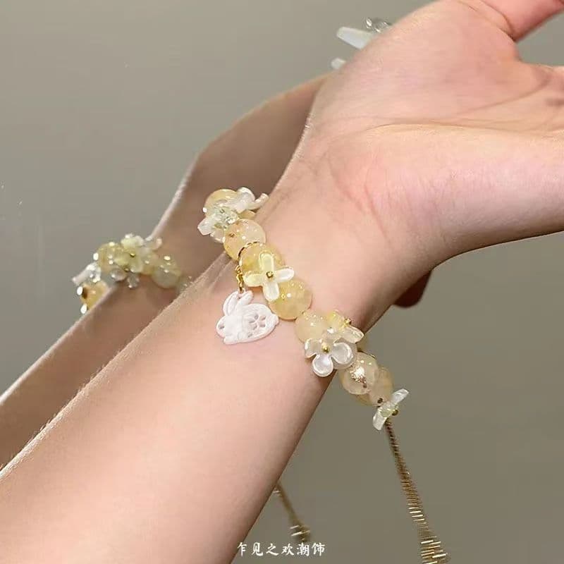 Vòng tay đính cườm có hương thơm Osmanthus Vòng tay đính cườm có hương thơm Osmanthus