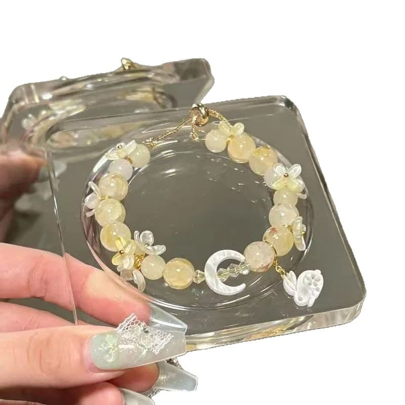 Vòng tay đính cườm có hương thơm Osmanthus Vòng tay đính cườm có hương thơm Osmanthus